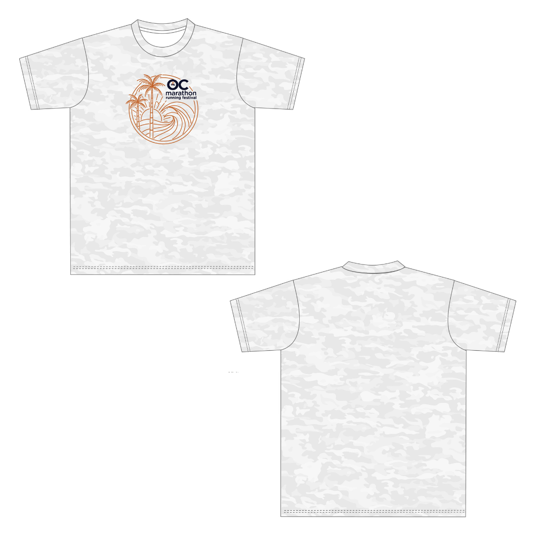 White Festival Tech T-shirt – OC Marathon Gear
