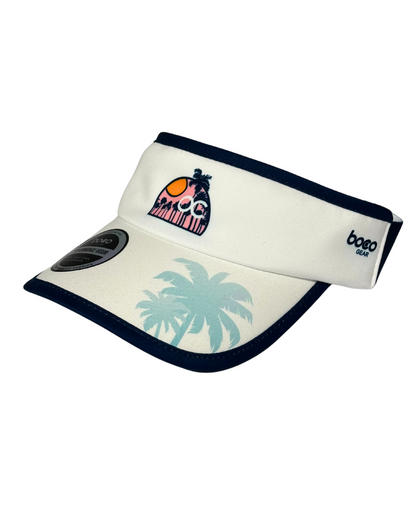 Boco White/Navy Visor