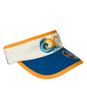 Technical Velcro-Back Visor - White - By Boco