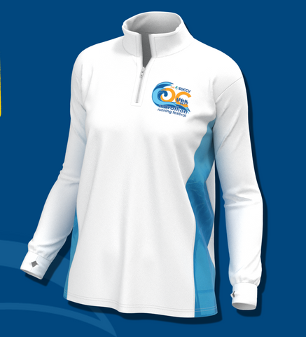 White Pullover Technical OC Marathon Jacket